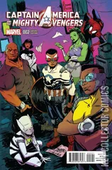 Variant Cover for Captain America and the Mighty Avengers #2
