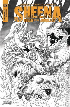 Variant Cover for Sheena, Queen of the Jungle #3