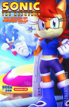 Variant Cover for Sonic the Hedgehog #258