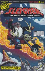 Variant Cover for Sleigher: The Heavy Metal Santa Claus #1