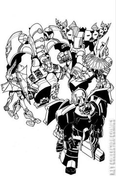 Variant Cover for Transformers: Maximum Dinobots #2