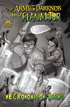 Variant Cover for Army of Darkness vs. Reanimator: Necronomicon Rising #1
