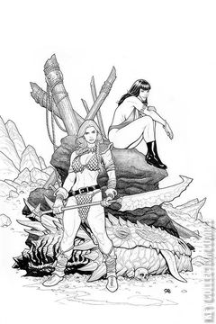 Variant Cover for Vampirella / Red Sonja #3