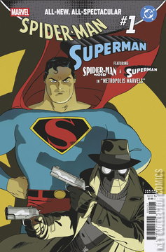 Variant Cover for Marvel / DC: Spider-Man / Superman #1