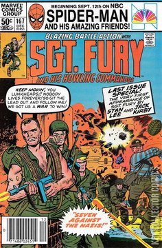 Variant Cover for Sgt. Fury and His Howling Commandos #167