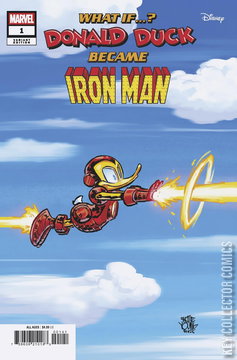 Variant Cover for What If...? Donald Duck Became Iron Man #1