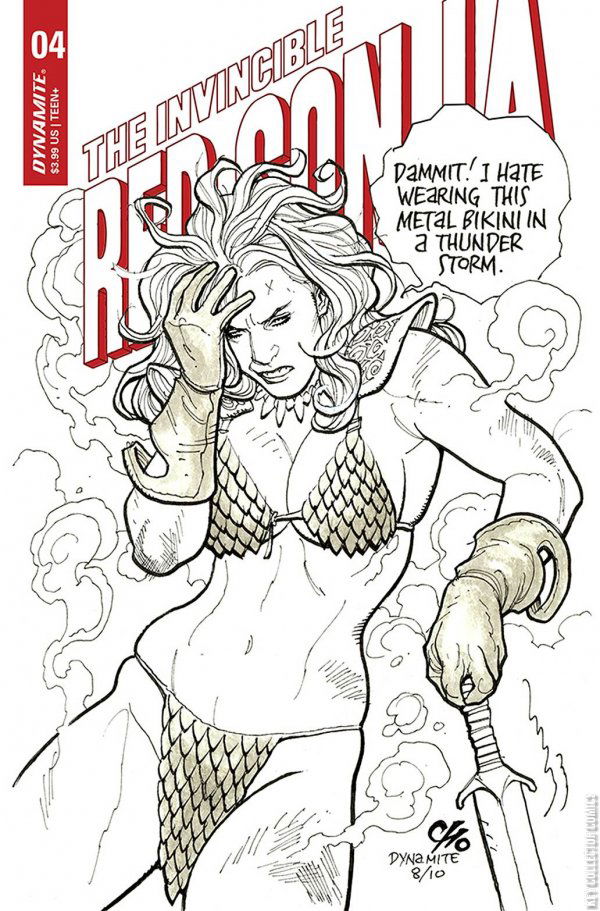 Variant Cover for Invincible Red Sonja #4
