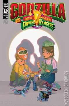 Variant Cover for Godzilla vs. The Mighty Morphin Power Rangers #5