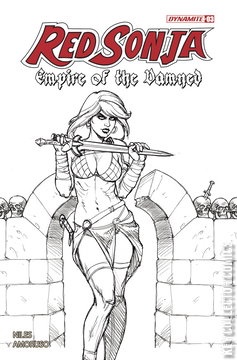 Variant Cover for Red Sonja: Empire of the Damned #3