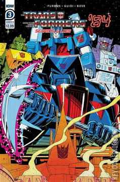 Variant Cover for Transformers '84: Secrets and Lies #3