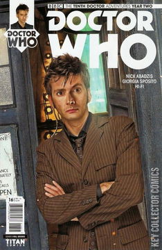 Variant Cover for Doctor Who: The Tenth Doctor - Year Two #16