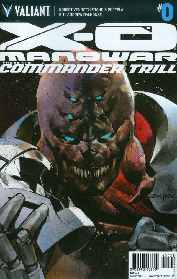 Variant Cover for X-O Manowar Presents Commander Trill #0