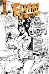 Variant Cover for Elvira In Horrorland #4