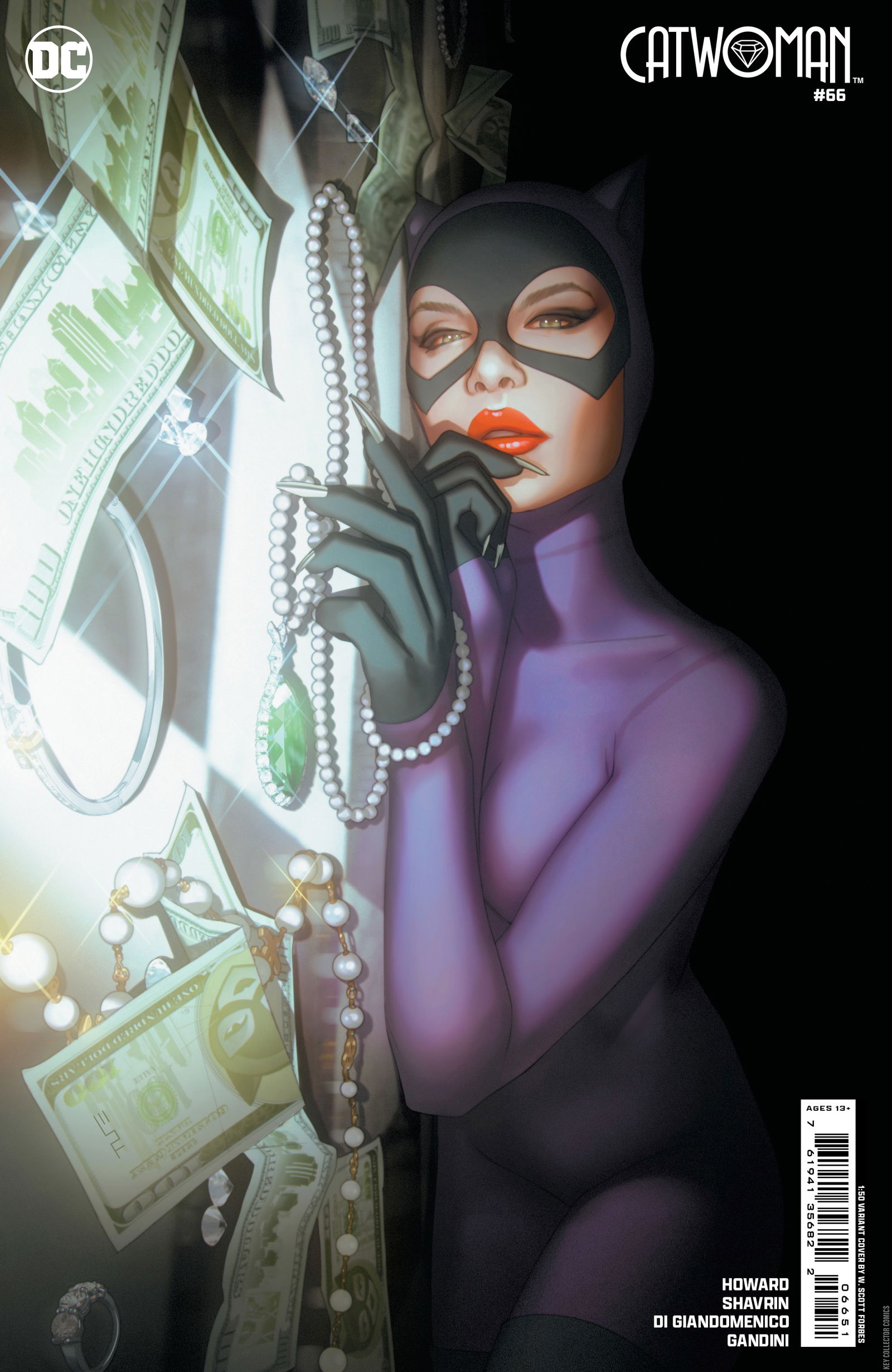 Variant Cover for Catwoman #66