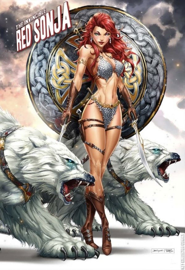 Variant Cover for Invincible Red Sonja #4