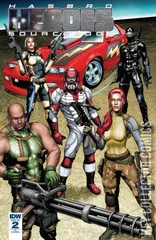 Variant Cover for Hasbro Heroes Sourcebook #2
