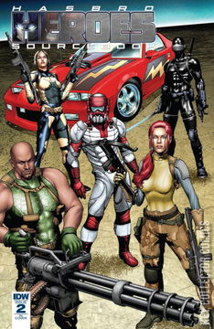 Variant Cover for Hasbro Heroes Sourcebook #2