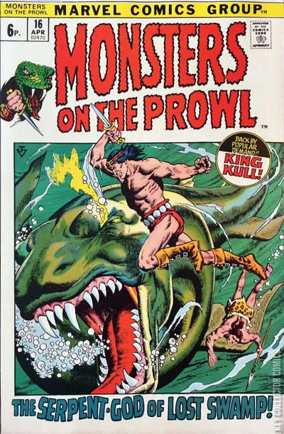 Variant Cover for Monsters on the Prowl #16