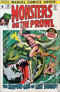 Variant Cover for Monsters on the Prowl #16