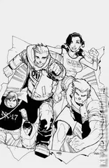 Variant Cover for Fanboys vs. Zombies #2