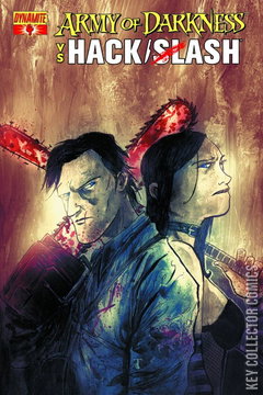 Variant Cover for Army of Darkness vs. Hack / Slash #4