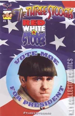 Variant Cover for The Three Stooges:  Red, White, & Stooge #1