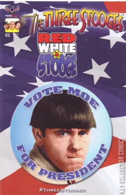 The Three Stooges:  Red, White, & Stooge