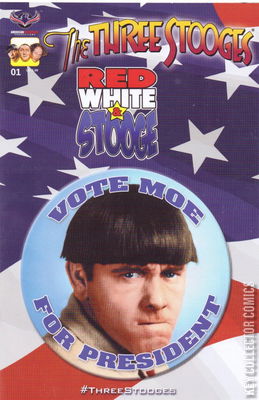 The Three Stooges:  Red, White, & Stooge