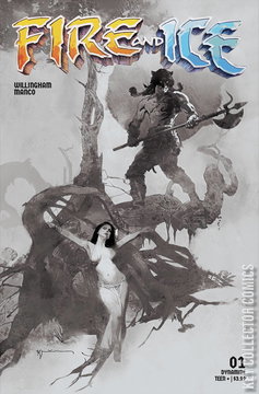 Variant Cover for Fire and Ice #1