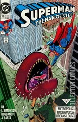 Cover for Superman: The Man of Steel #12