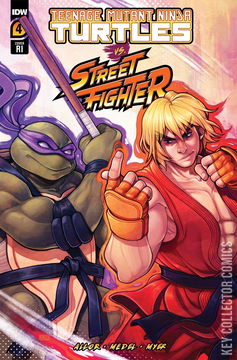 Variant Cover for Teenage Mutant Ninja Turtles vs. Street Fighter #4