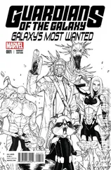 Variant Cover for Guardians of the Galaxy: Galaxy's Most Wanted #1