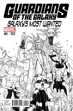 Variant Cover for Guardians of the Galaxy: Galaxy's Most Wanted #1