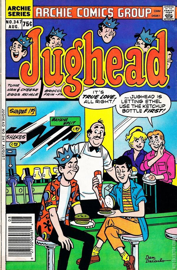 Archie's Pal Jughead #347 Published August 1986 | Key C