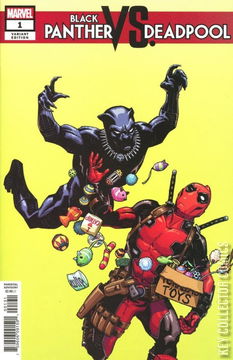 Variant Cover for Black Panther vs. Deadpool #1