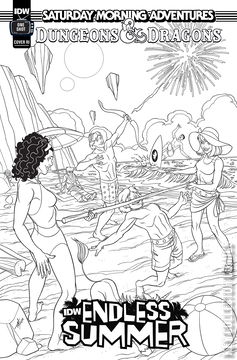 Variant Cover for Dungeons & Dragons: Saturday Morning Adventures - Endless Summer