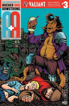 Variant Cover for A&A: The Adventures of Archer & Armstrong #3