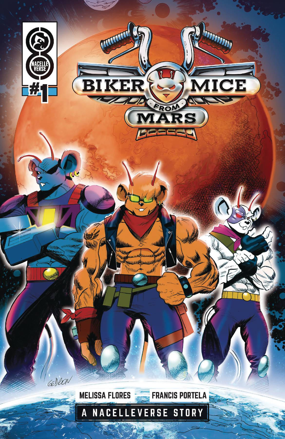 Variant Cover for Biker Mice From Mars #1