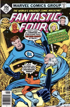 Variant Cover for Fantastic Four #197