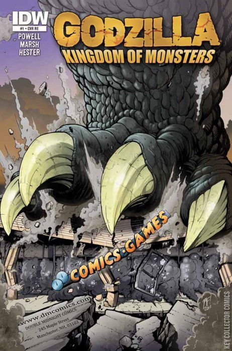 Variant Cover for Godzilla Kingdom of Monsters #1
