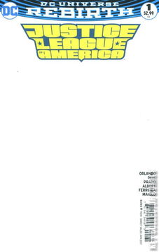 Variant Cover for Justice League of America #1