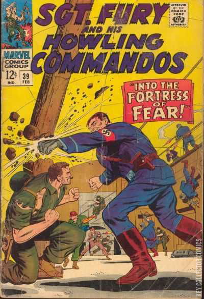 Cover art for Sgt. Fury and His Howling Commandos #39