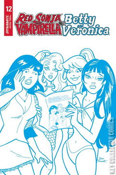 Variant Cover for Red Sonja and Vampirella Meet Betty and Veronica #12