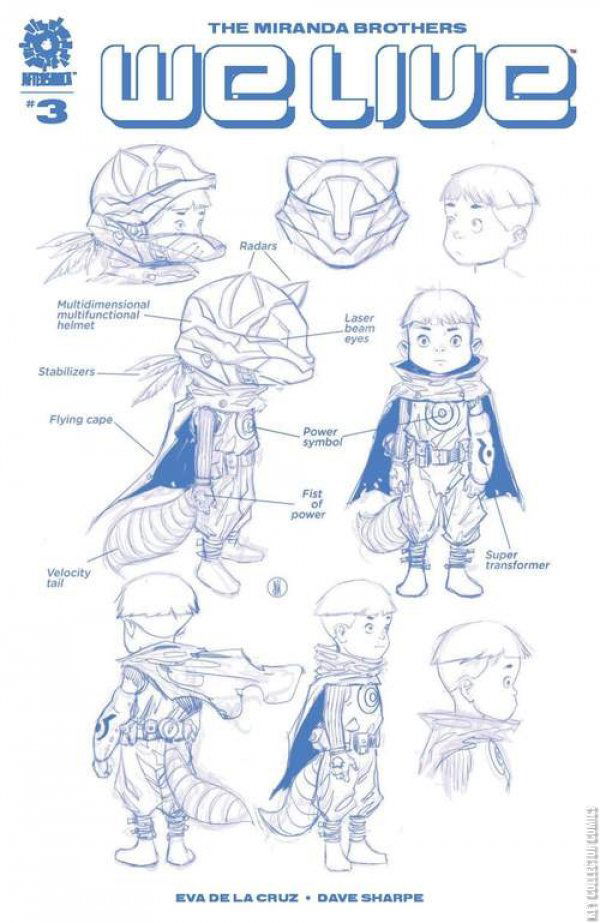 Variant Cover for We Live #3