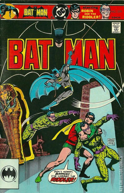 Batman #279 Reprint Published September 1995 | Key Col