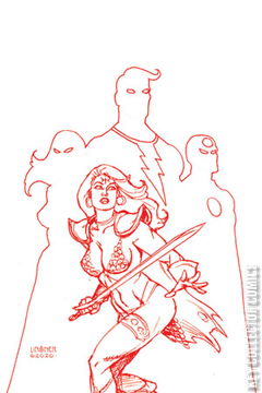 Variant Cover for Red Sonja: The Superpowers #1