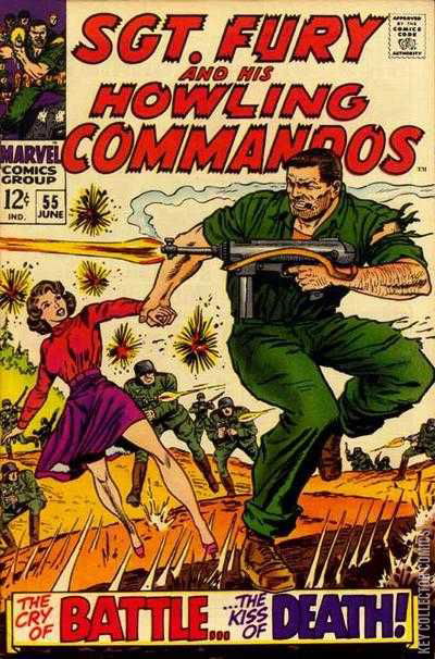 Cover art for Sgt. Fury and His Howling Commandos #55