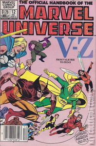 The Official Handbook of the Marvel Universe #12