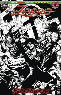 Variant Cover for Zorro Sacrilege #2