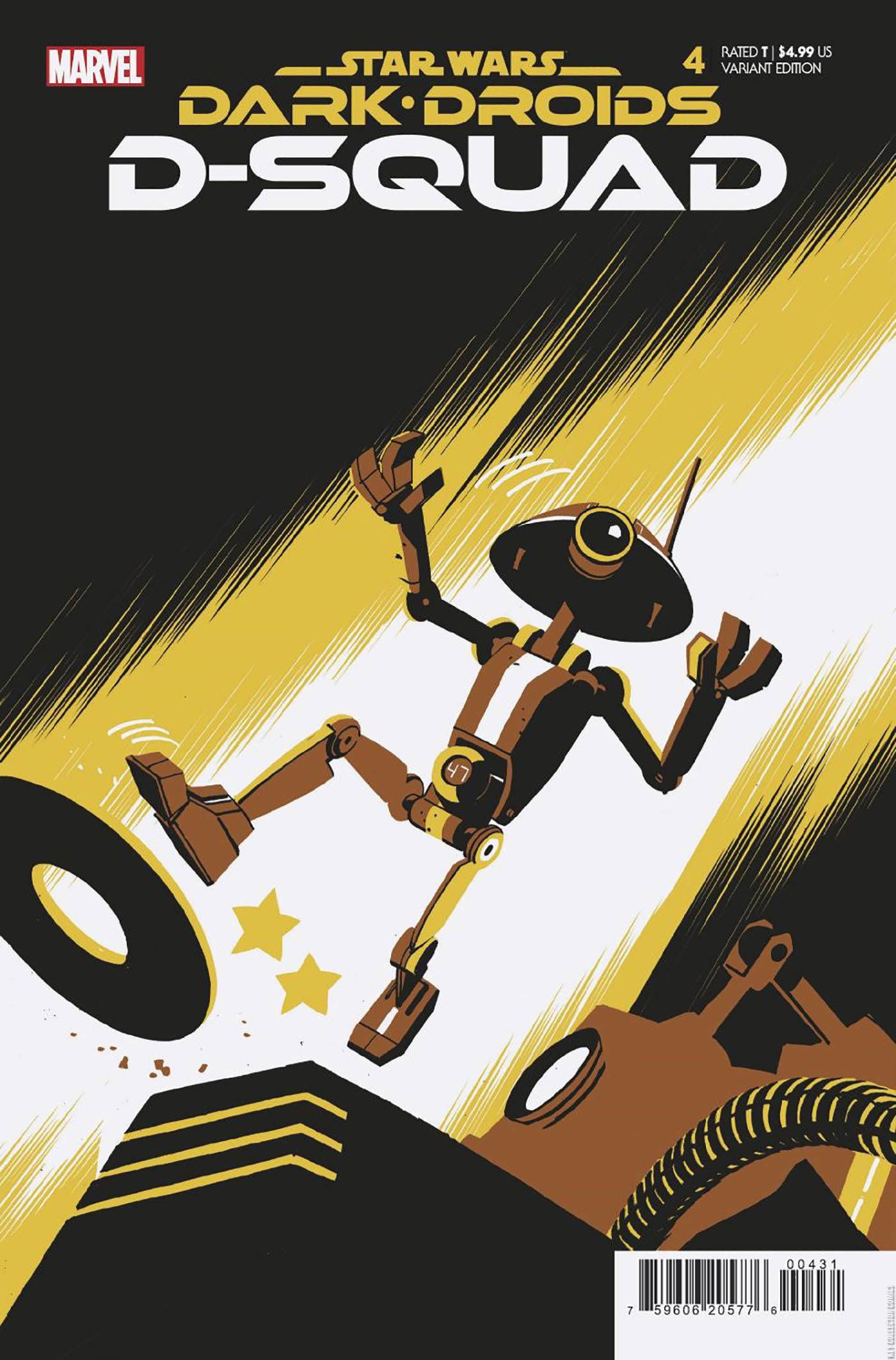 Cover art for Star Wars: Dark Droids D-Squad #4 